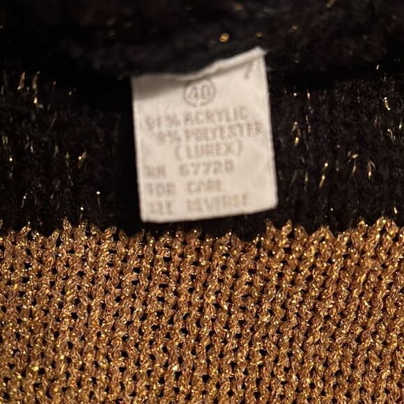 Margules Plus Vintage Dress Sweater Tagged Size 40 - Picture 6 of 7